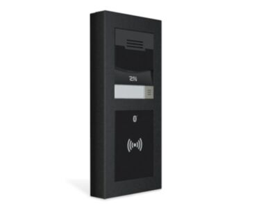 2N IP Verso 2.0 - kutsepaneel 1 nupu ja kaameraga - must