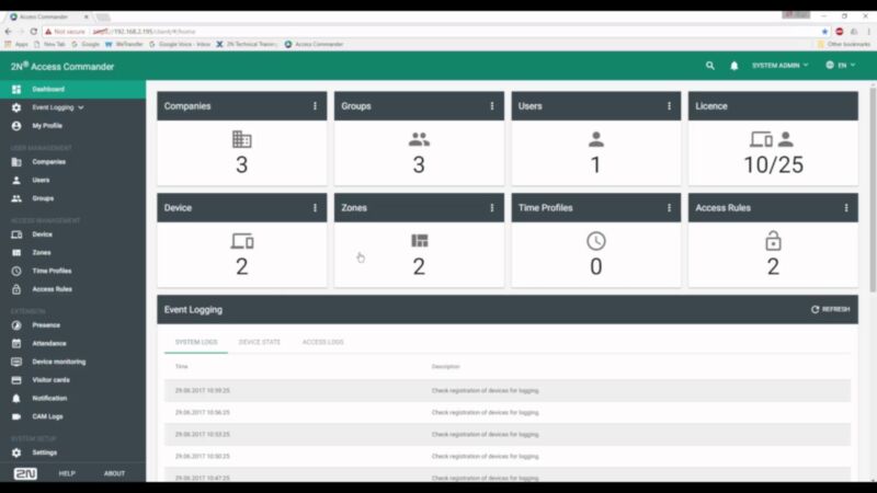2N Access Commander Unlimited litsents