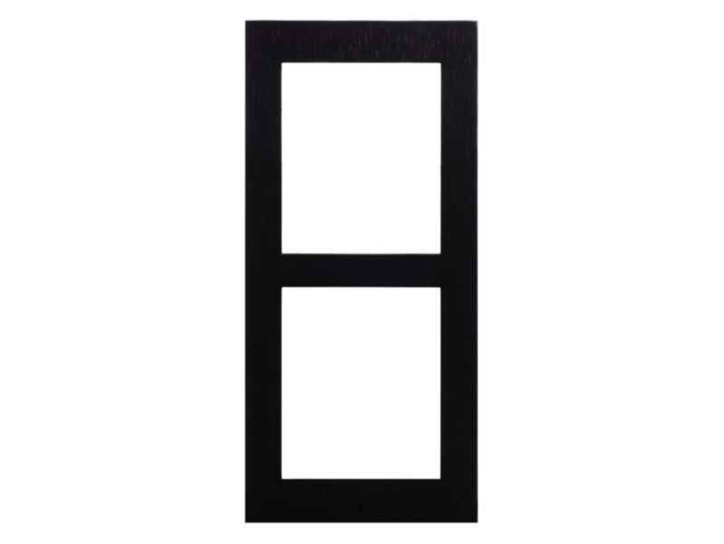 2N IP Verso - pinnapealne raam 2-le moodulile - must