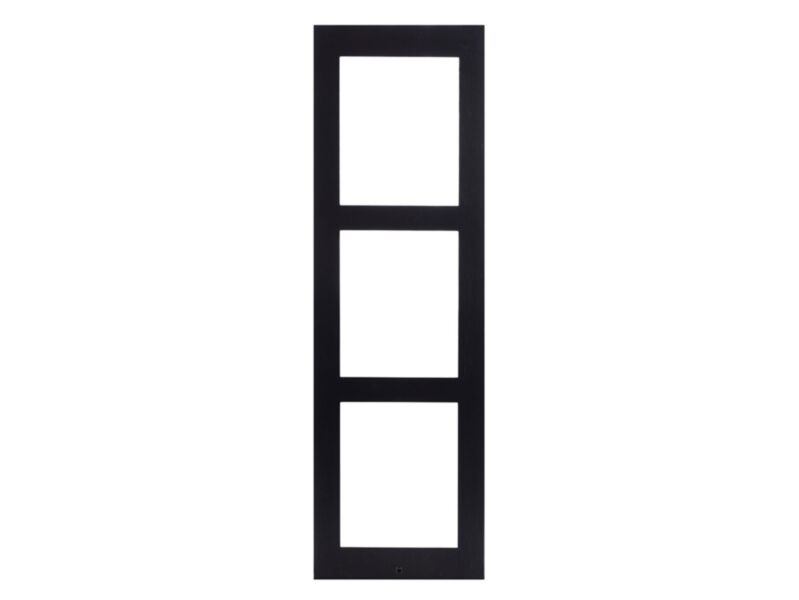 2N IP Verso - pinnapealne raam 3-le moodulile, must