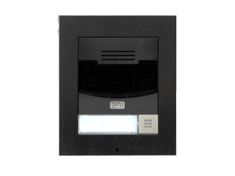 2N IP Solo - kaameraga, pindpaigaldus, must