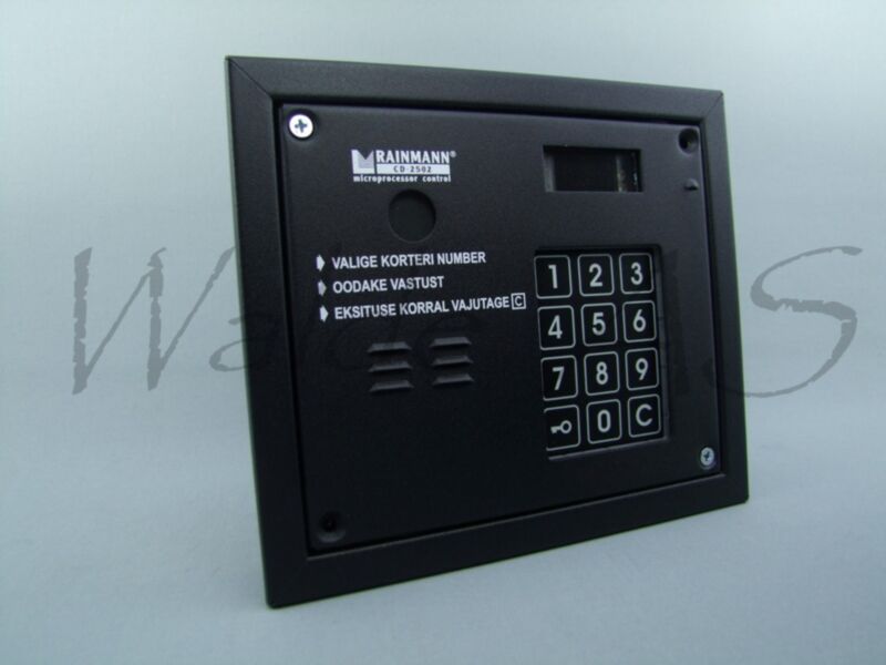 Laskomex CP2503R proxylugejaga fonosüsteemi kutsepaneel, must