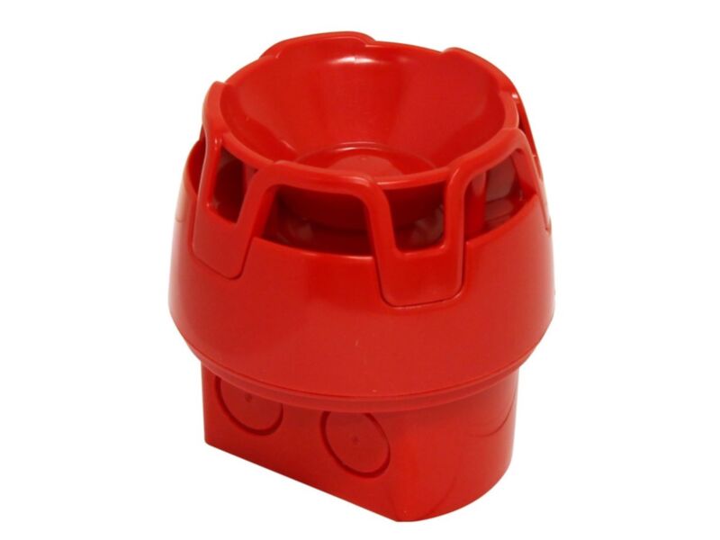 KAC sireen, IP65, Punane, EN54-3