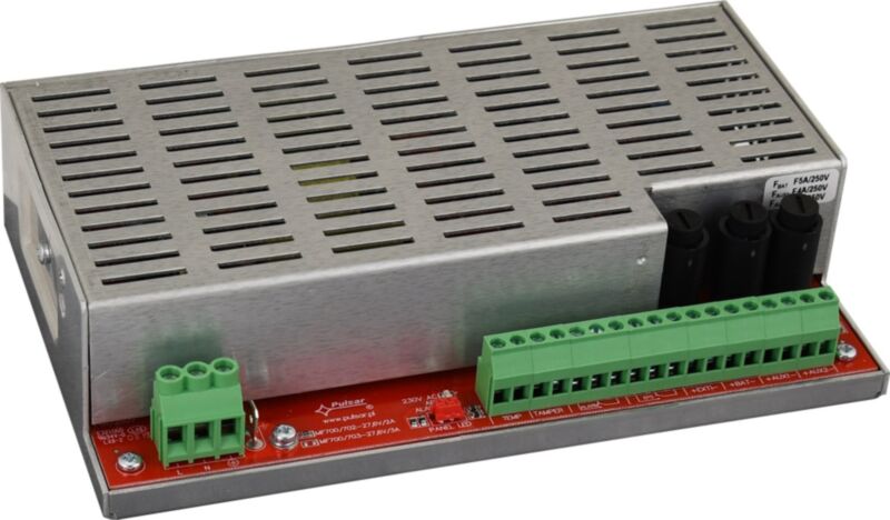 Pulsar toiteplokk 27,6V | 2A | kastita | 2x7Ah | 200 x 120 x 48 mm