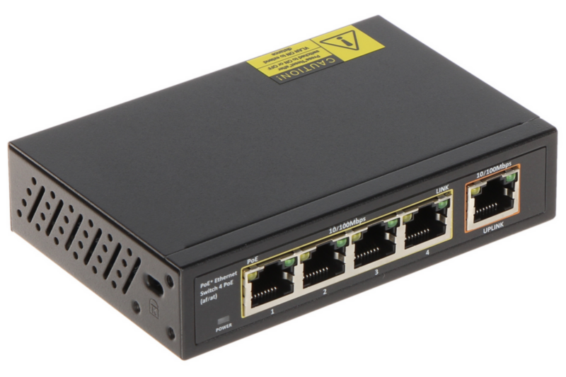 Switch 4xPoE + uplink | 60W
