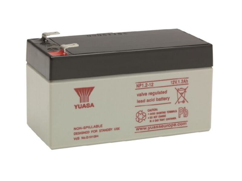 Yuasa 12V 1,2Ah aku (97X48X55mm)