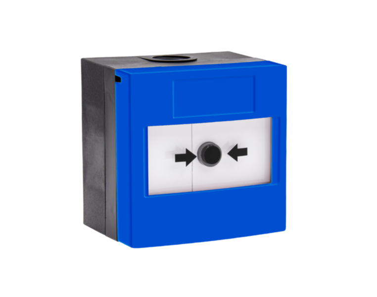 STi ilmastikukindel häirenupp, sinine, 2xNC/NO relee